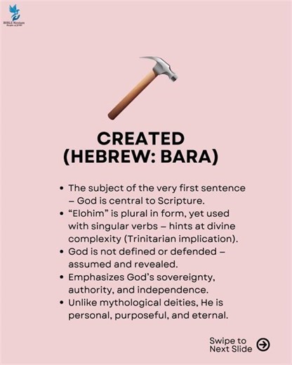 Bible Study | Genesis 1:1 Verse Mapping