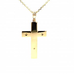 Solid 14k Gold Cross Pendant Necklace / Men's Gold Cross / High Quality Italian Made Gold Cross Pendant / Perfect Cross Gift / Made in Italy - Etsy