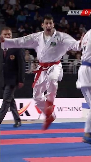 WHAT A KICK! At the karate world championships #martialarts #karate