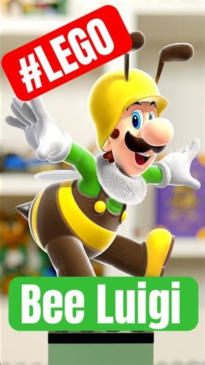 LEGO Luigi Bee #lego #mario #shorts