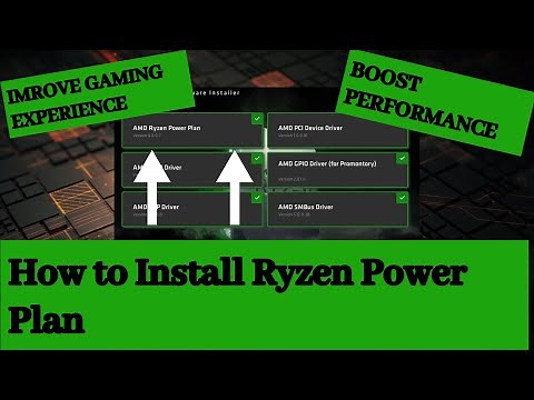 How to Unlock Ryzen Power Plan | Windows 10