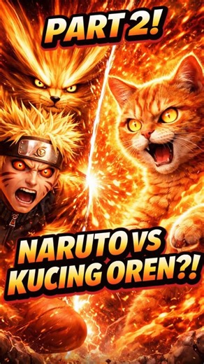 Naruto VS Kucing Oren Part 2