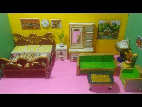 How to make a miniature bed new model