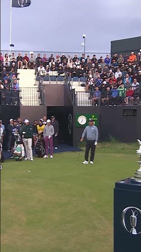 Padraig Harrington gets The 153rd Open underway 🤩 #TheOpen #Golf