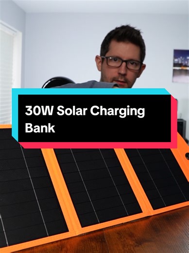 Capture power from the sun with this 30W portable solar panel built for charging phones, power banks, and small electronics on the go. Has a built-in in 10000mah power bank and its Lightweight and easy to carry, it features USB outputs so you can plug devices in directly while you're camping, traveling, or preparing for emergencies. A simple way to keep essential gear powered using clean solar energy. #SolarPanel #PortableSolar #SolarCharging #OffGridPower #prepper