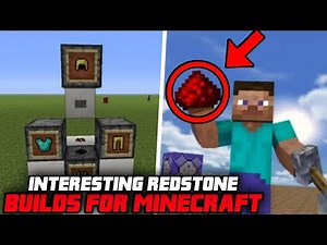 EDUCATION EDITION: 5 INTERESTING REDSTONE BUILDS FOR MINECRAFT BEGINNERS IN 2022