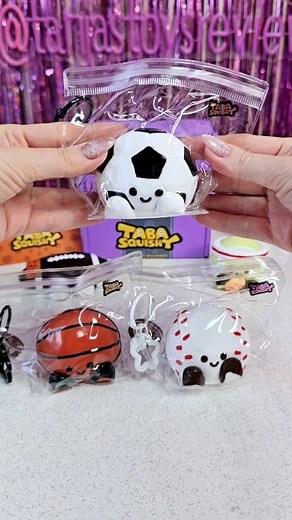 [AD] #asmr Opening TABASQUISHY Sports Edition, just in time for father's day ⚽️🏀 #fathersday ⚾️🏈 Thank you Tabasquishy 🥎 #GIFTED #tabasquishy #squishy #toy #taba #decompress #oddlysatisfying #sosquishy #sosatisfying #oddlysatisfying #sports | Tanjastoysreview