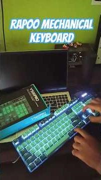 Rapoo V500 Pro Blue - Tamil Review #mechanicalkeyboard #rapoo #typimg #tamil