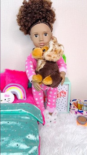 Our Generation Doll Morning Routine With Her New Puppy! #shorts #babydolls #dolls #doll