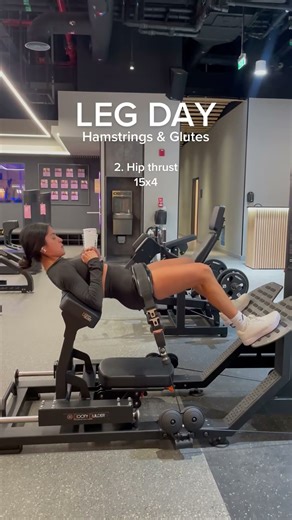 Glutes 🍑 & Hamstrings 🦵 | Leg Day Workout Challenge 🔥 #LegDayWorkout