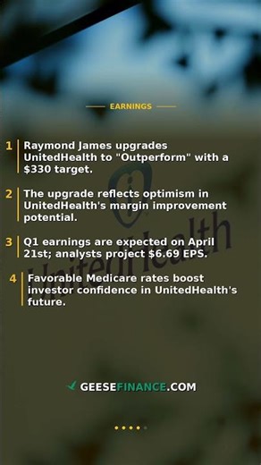 UnitedHealth upgraded by Raymond James before Q1 earnings