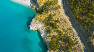 Jezero Salda v Turecku – tyrkysová voda ve 4K
