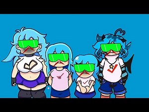 Green glasses meme - Sky, Pow Sky FNF Rule 34 | Meme Friday Night Funkin | FNF Animation