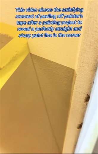 ​How to Get Perfect Paint Lines #diy #satisfying #asmr