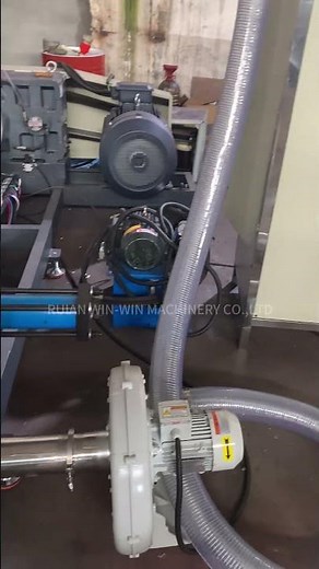 Producción de pellets plásticos | Peletizadora modelo 120 en operación