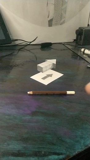 3D arrow Drawing Tutorial #artbyasjid #pencildrawing #sketch