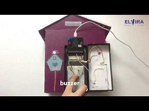 BBC micro:bit - Door Alarm system with smart Light