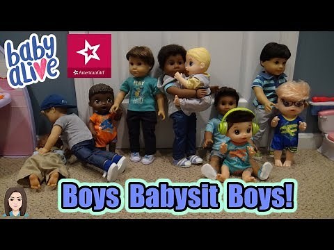 American Boys Babysit Baby Alive Boys! | Kelli Maple