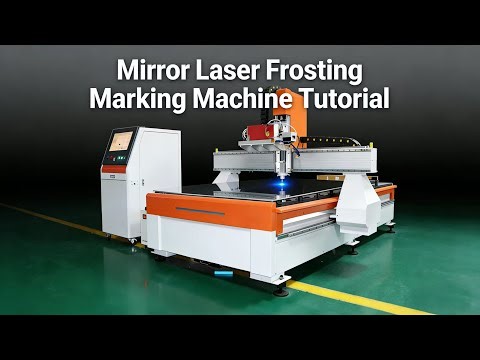 How to Laser Mark Mirrors with a Frosted Effect | Complete Machine Tutorial