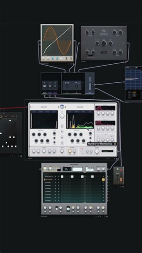 Space Synth Percussive Bassline | Tonematrix Sequencer Test (Audiotool Beta)