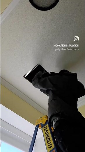 Panasonic FV0511VQ1 WhisCeiling DC fan with SmartFlow Bathroom Fan installation. #panasonic #hvac