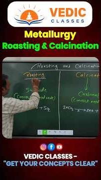 🧪 Metallurgy Process – Calcination & Roasting Explained 💡#shorts #shortsvideo #shortsfeed #viral