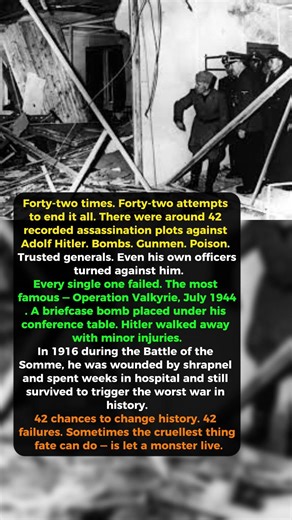 42 People Tried to Kill Hitler — Every Single One Failed | The Curse of History #history #wwii