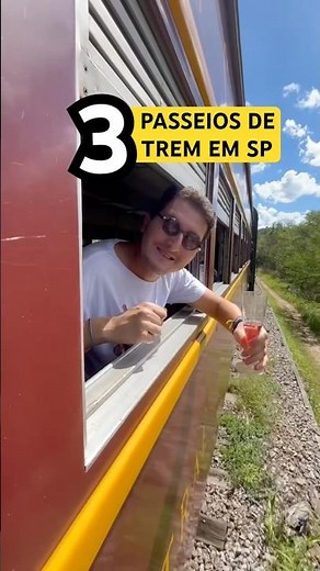 3 passeios de trem em São Paulo que são imperdíveis! Você já fez algum? #trem #saopaulo