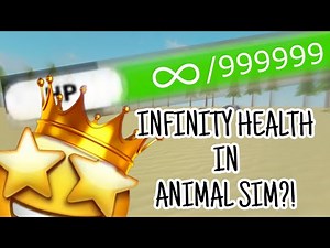 ♾️HOW TO GET *INFINITY HEALTH* IN ROBLOX ANIMAL SIMULATOR🫵👑 (Glitch)