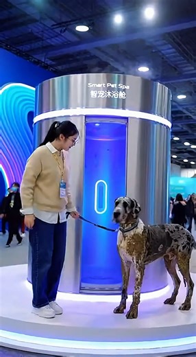 Dubai's FUTURE AI PET GROOMING Machine is UNREALISTIC😲🤖Robot Grooming Machine 3.0✂️Live!