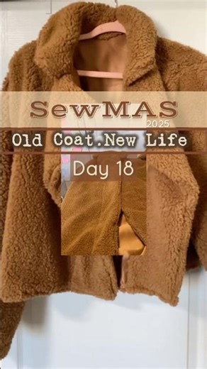 SewMAS Day 18 | Cropped Fur Coat Transformation #diycoat #sewingprojects