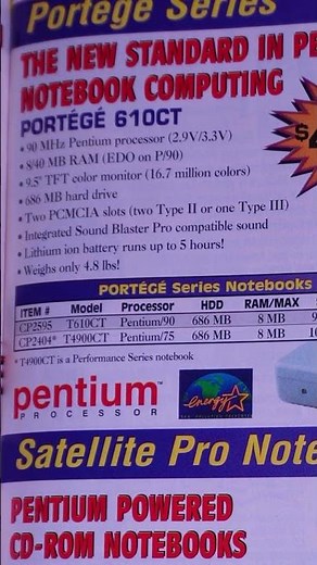 Toshiba Magazine Ad (1995)