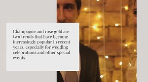 Does champagne and rose gold go together?