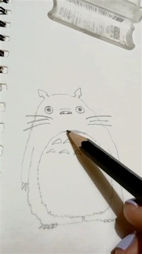 Totoro time | My Neighbor Totoro | Art by YSM | #totoro #art #artist #drawing #ytshorts #trending