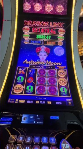 Autumn Moon Free Games Bonus – Dragon Link Slot Machine! 🌙🔥