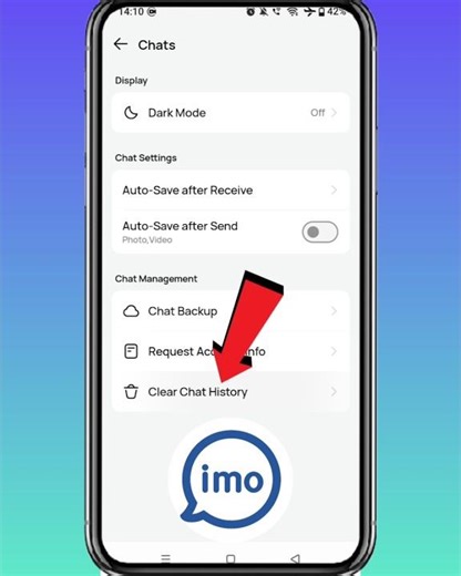 IMO Mein Chat History Clear Kaise Karen || How To Clear Chat History On IMO