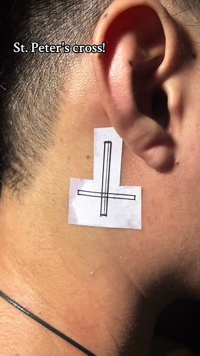 St. Peter's Cross Tattoo: Meaning and Design Ideas