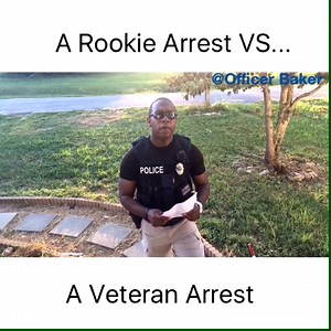 3.8M views · 4.7K reactions | A Rookie Arrest VS.. A Veteran Arrest on a small warrant! | Officer Baker | Facebook