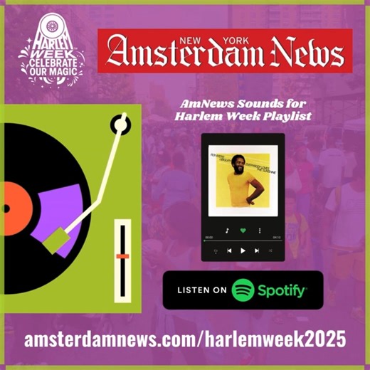 Roy Ayers, Bobbi Humphrey, Future and more! Our "Sounds for Harlem Week" playlist on Spotify is what you need to get you in the mood for this month's festivities. Listen here: https://bit.ly/45e3MMH | New York Amsterdam News