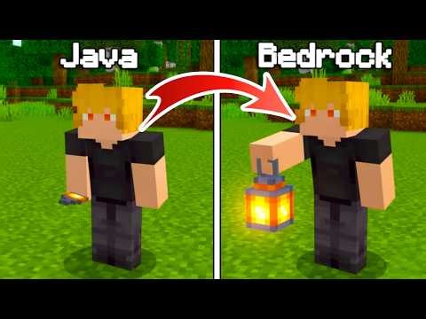67 Unterschiede der Java und Bedrock Edition