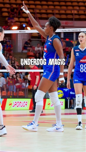 Volleyball World on Instagram: "SYLVES SAID ❌🚪 Elimination stage, pressure on, and she shuts it down with a monster block against China 🔥. That’s how you flip the script and fuel the upset 💥. Will France be able to do it again today in the Quarterfinals 🆚 Brazil? Watch the game LIVE on VBTV 📺 link in Bio! 🏐 #Volleyball #WWCH #Thailand2025 #ElectrifyingThailand"