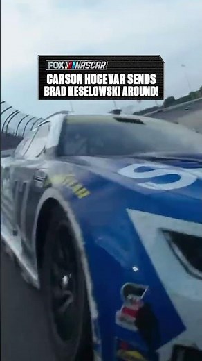 Carson Hocevar sends Brad Keselowski around to end Stage 1 👀 #hocevar #nascar #racing