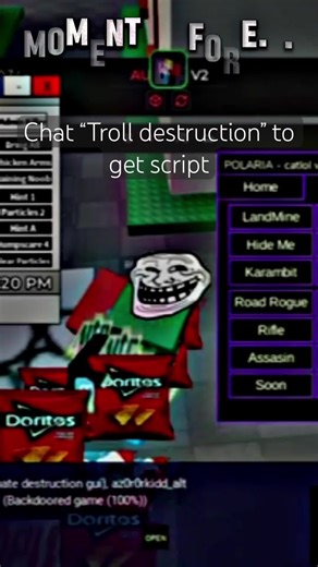 Roblox script troll BACKFIRED 💔