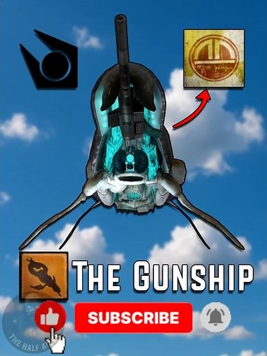 The Deadly Combine Gunship in Half-Life 2