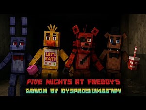 Horror Mods for Minecraft Pe - Five Nights At Freddy's[FNAF] v.2.0 | Addon Showcase