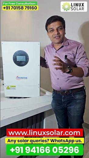 Microtek 5kW Hybrid Inverter Review | Run AC Without Grid!