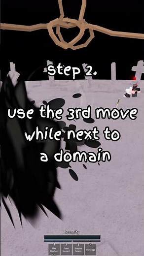 how to use megumi's domain in Roblox JJS