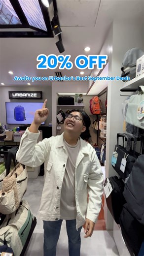 From students to professionals, and every journey in between — the right bag makes all the difference! Urbanize's September Deals & Steals are here with up to 20% OFF on selected items. Promo runs from Sept 18–30, 2025. Don’t miss out! Shop now, exclusively at Urbanize stores nationwide! 🌏🎒 | URBANIZE