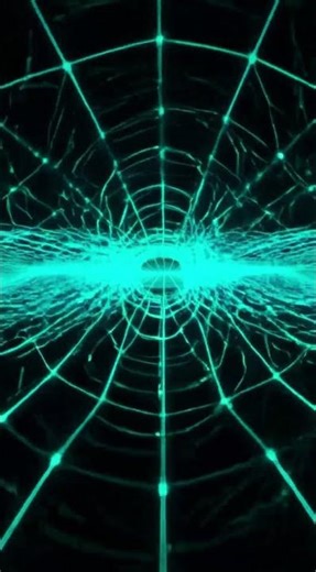 Turquoise Wave Grid | Deep Work Psytrance Visualizer 140 BPM | Focus Flow
