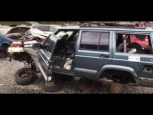 Trip to the Salvage Yard to Look for Jeep Cherokee XJ Parts and Storage Items